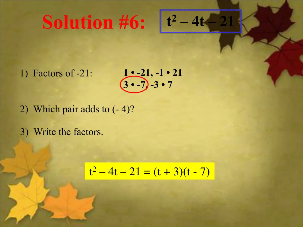 solution 6