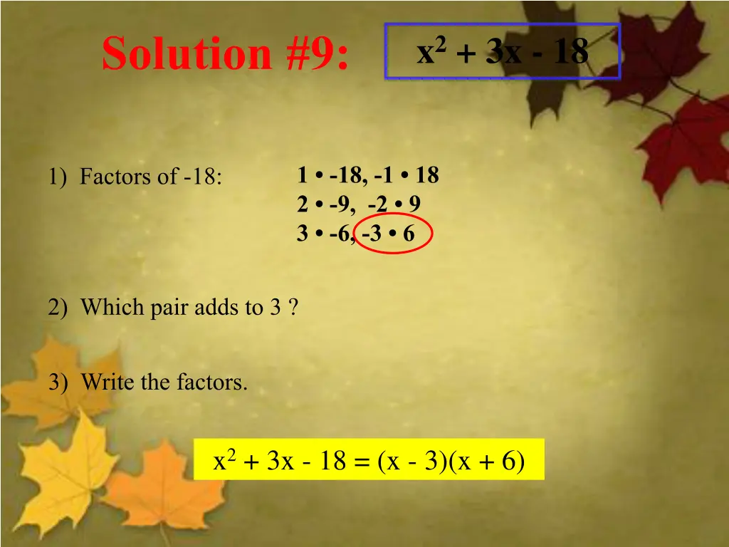 solution 9