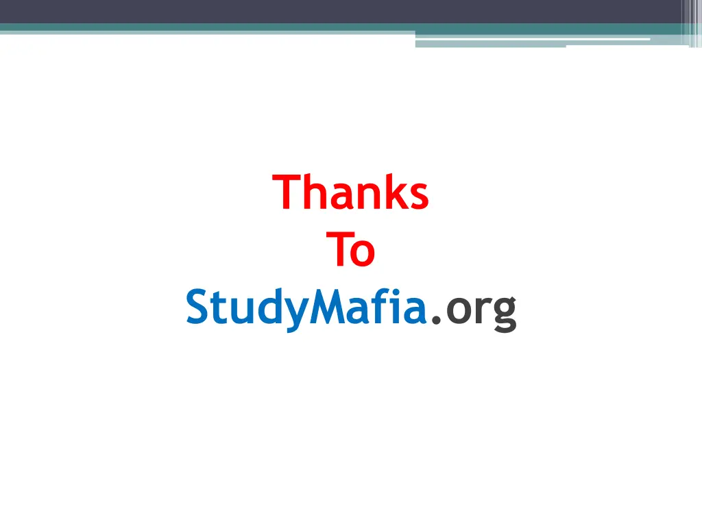 thanks to