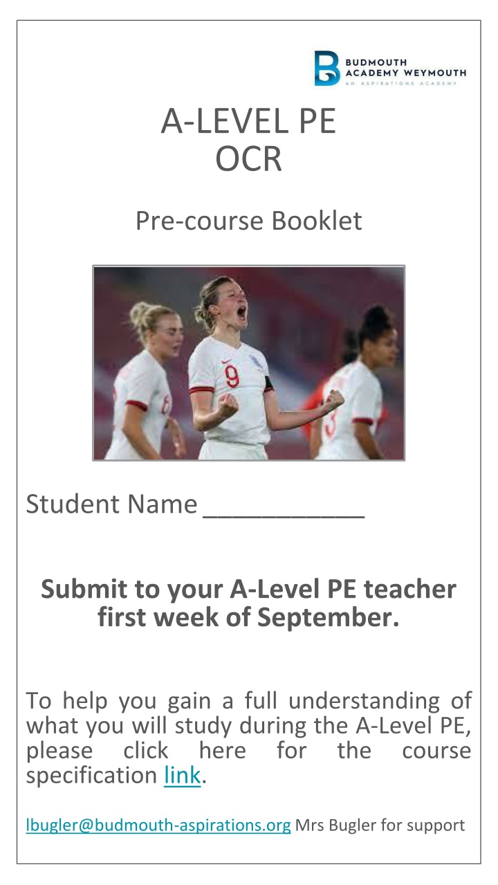 a level pe ocr