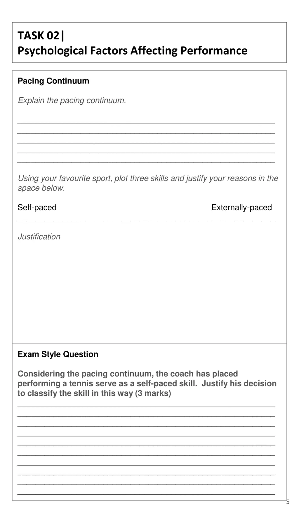 task 02 psychological factors affecting 1
