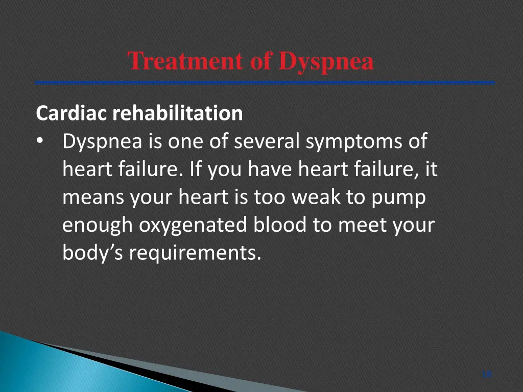 treatment of dyspnea 2