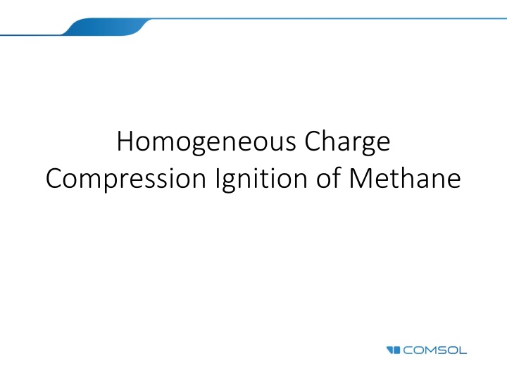 homogeneous charge compression ignition of methane