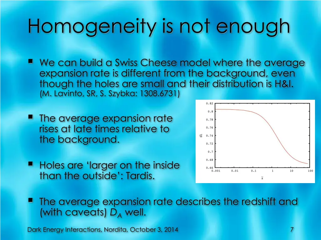 homogeneity is not enough