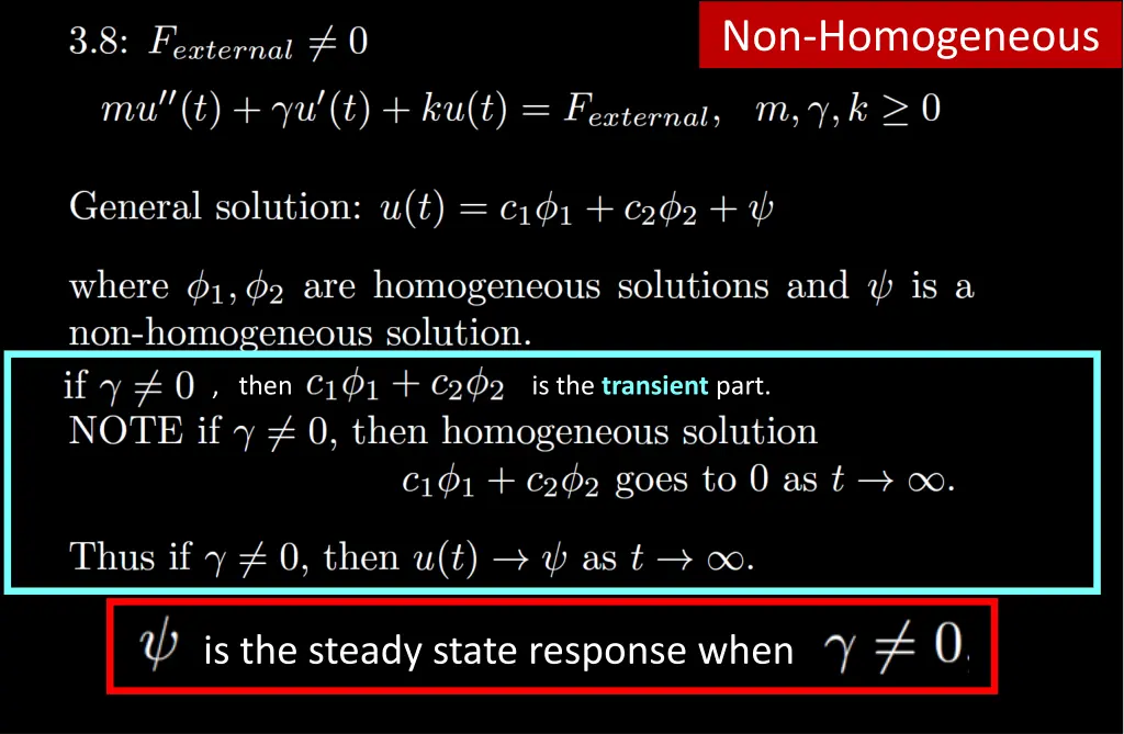 non homogeneous 1