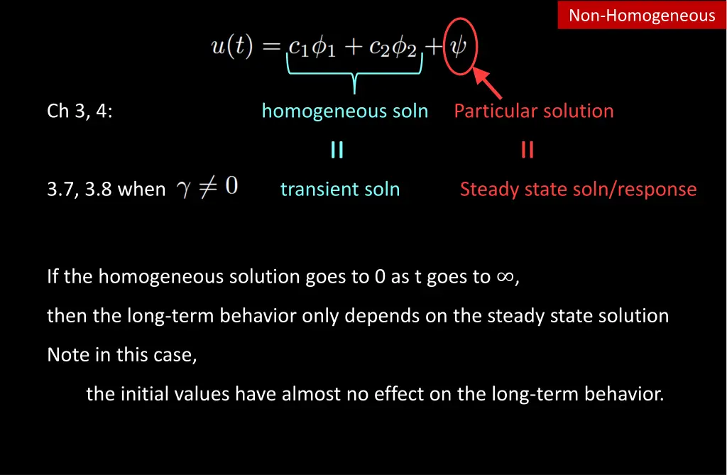 non homogeneous 2