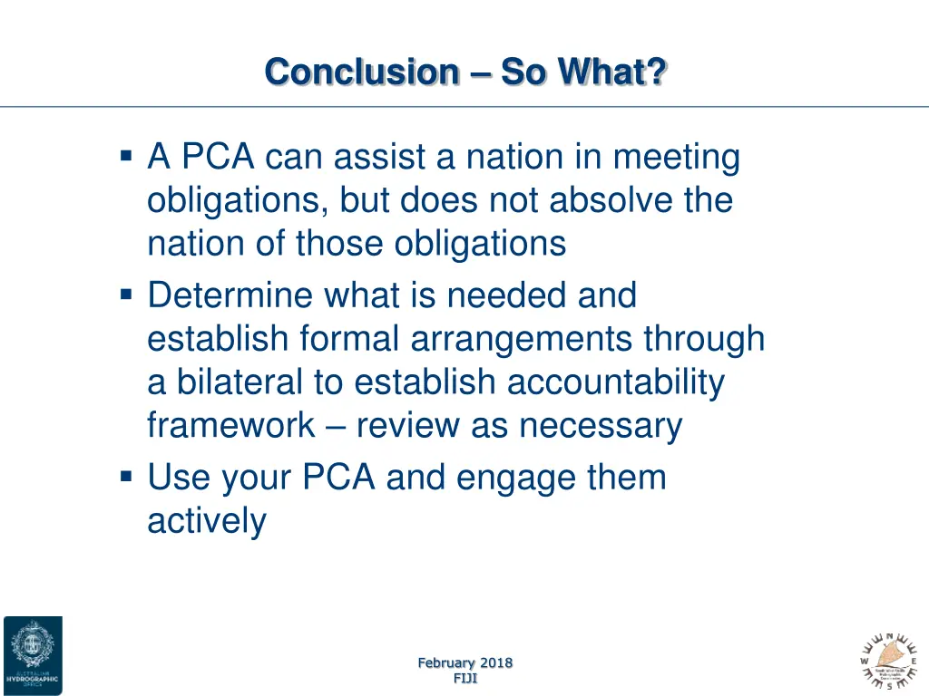 conclusion so what