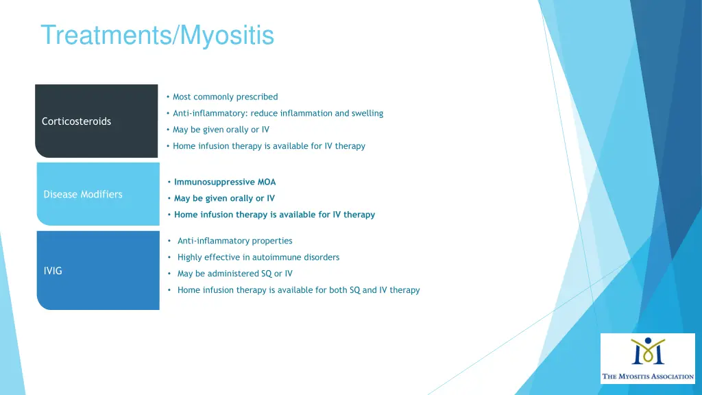treatments myositis