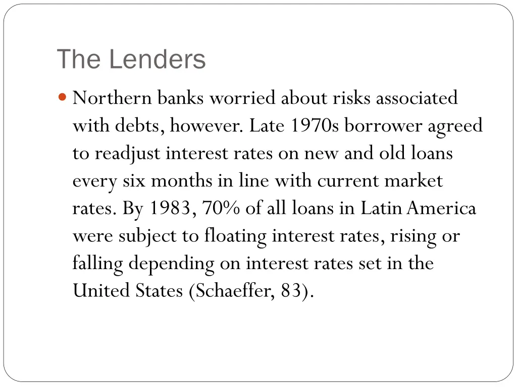 the lenders 2
