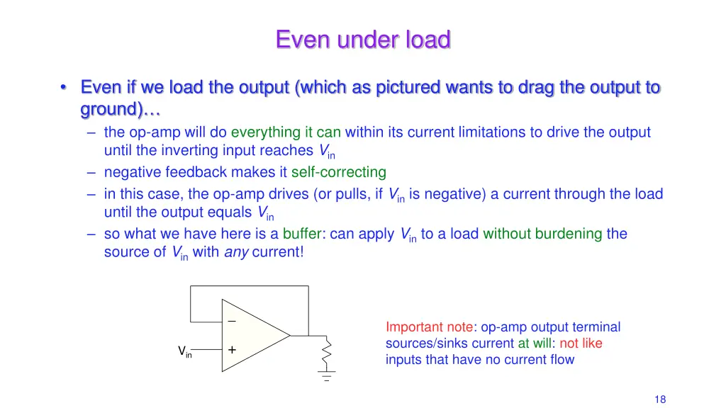 even under load