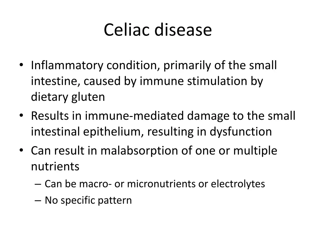 celiac disease