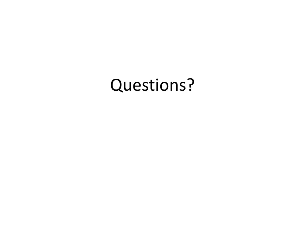 questions