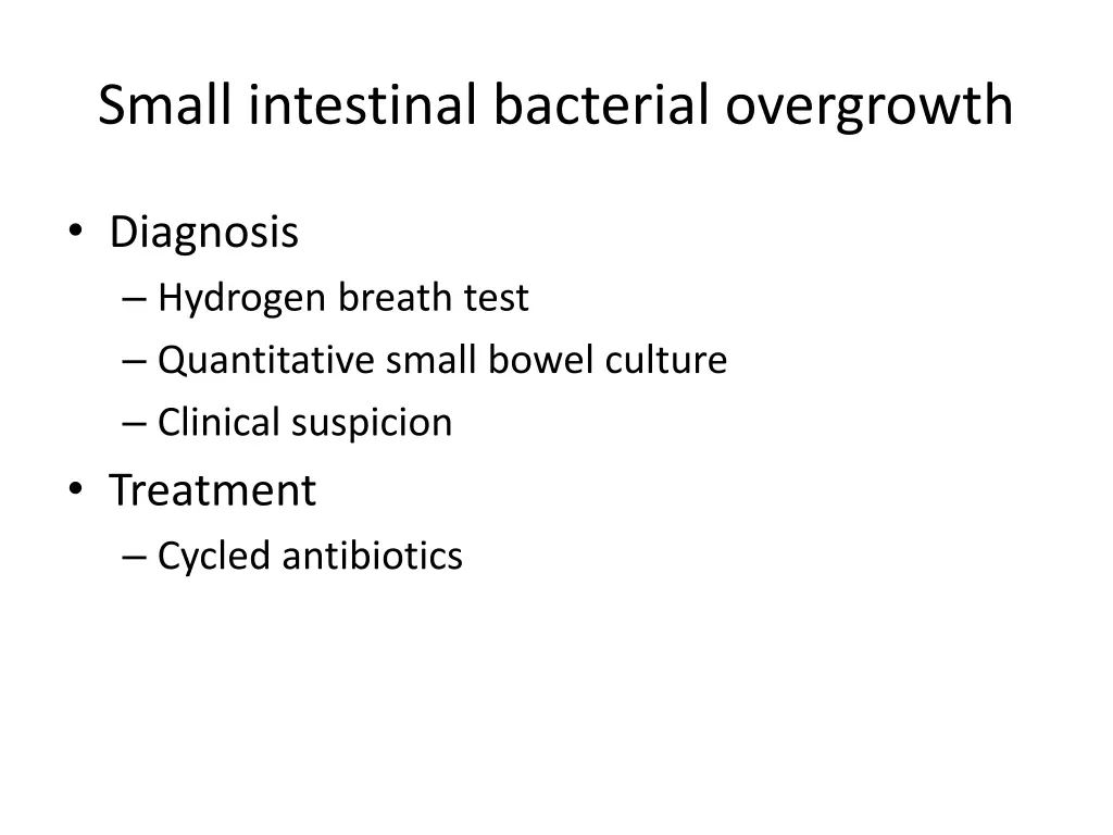 small intestinal bacterial overgrowth 1