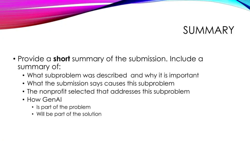 summary