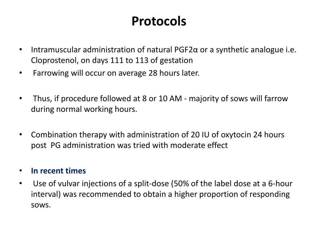 protocols