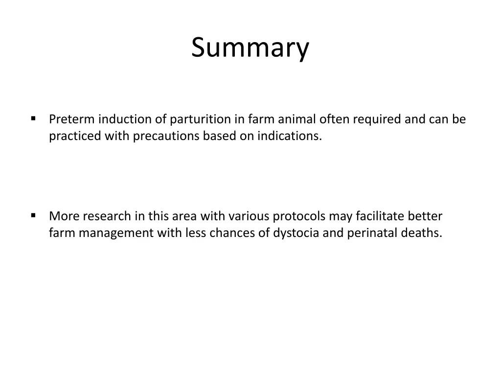 summary