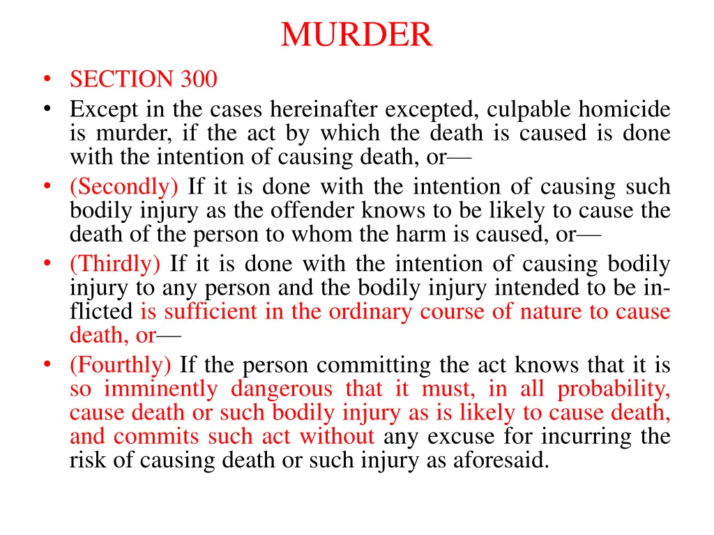 murder