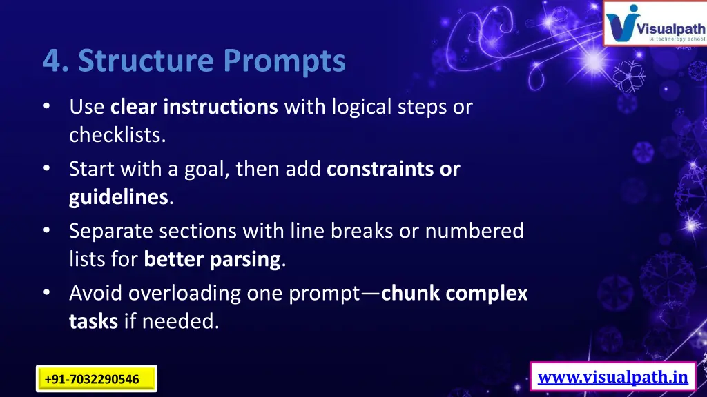 4 structure prompts