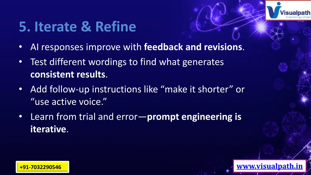 5 iterate refine