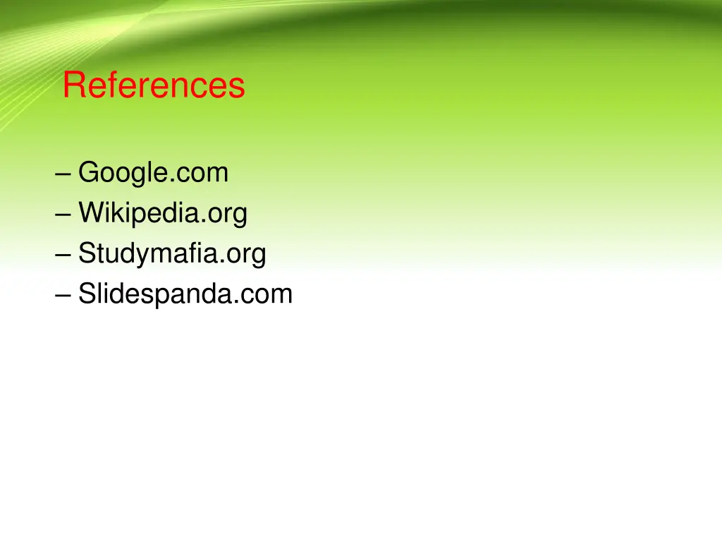 references