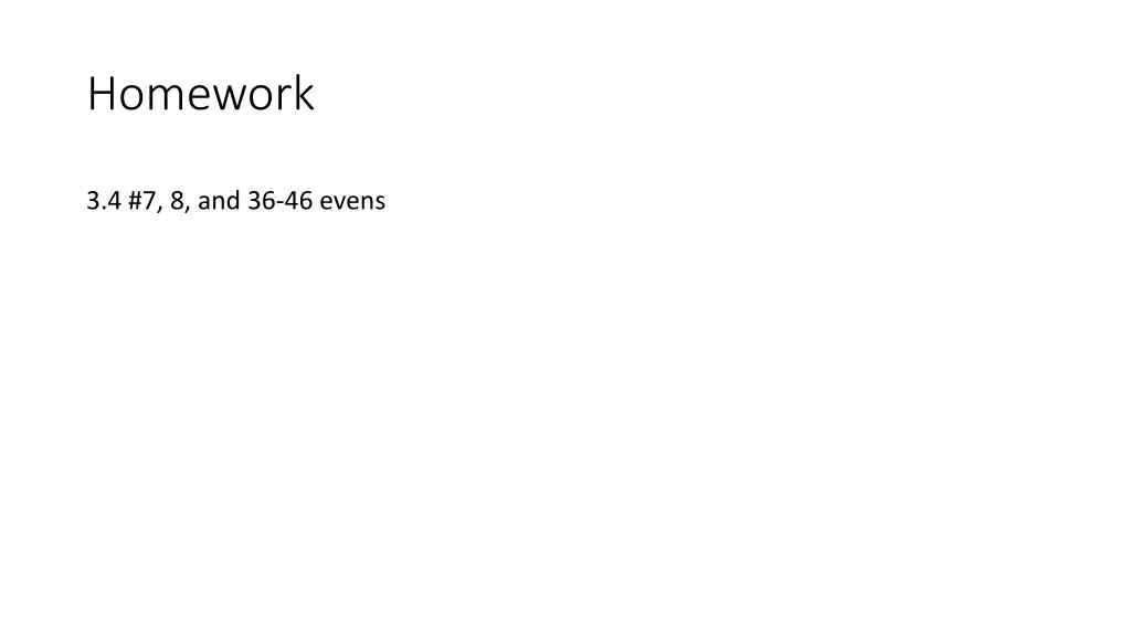 homework