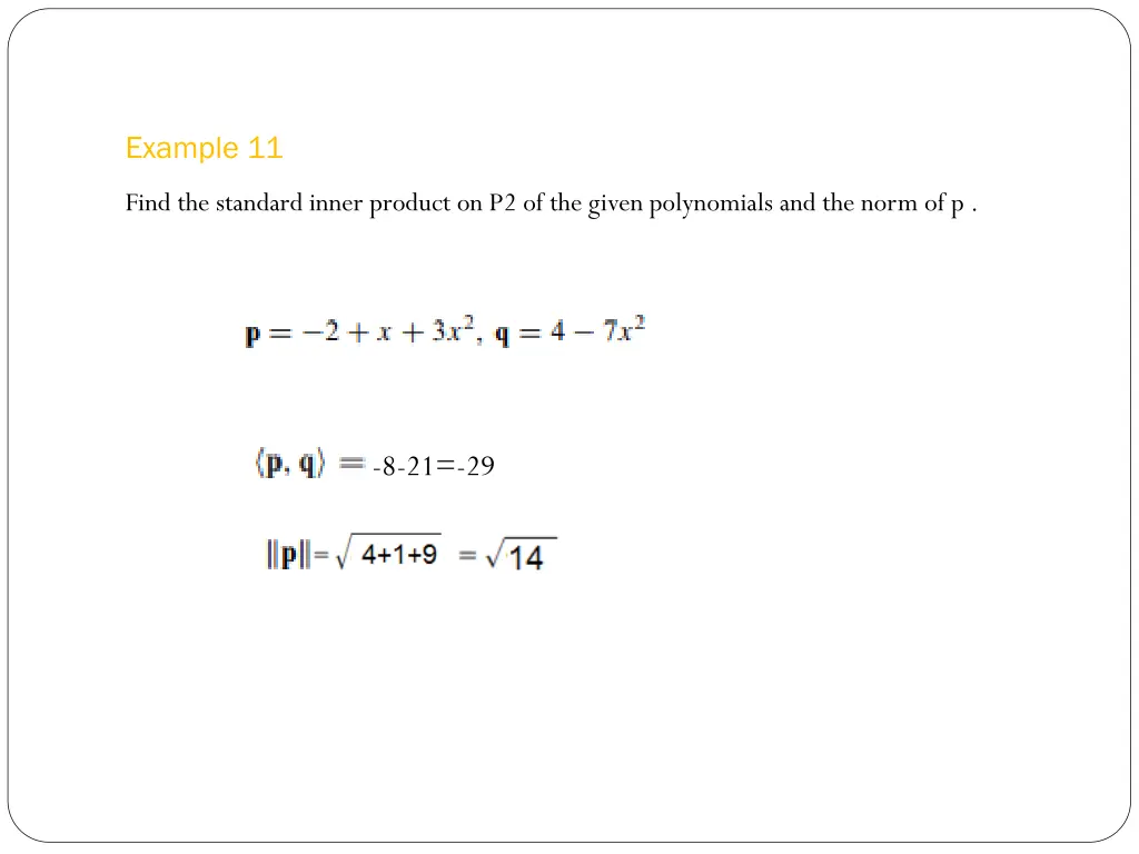 example 11