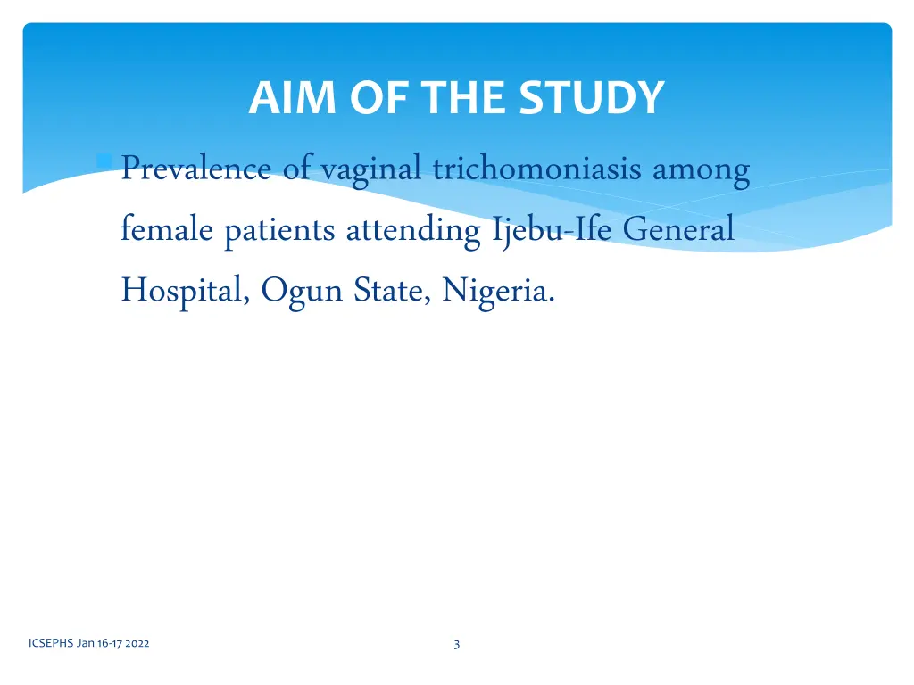 aim of the study