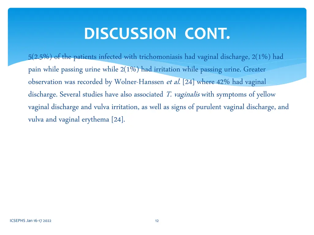 discussion cont