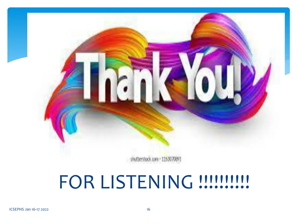 for listening