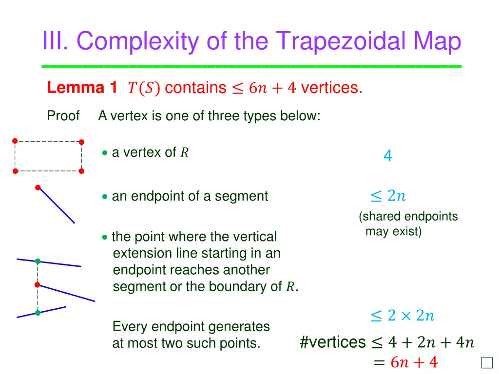 iii complexity of the trapezoidal map