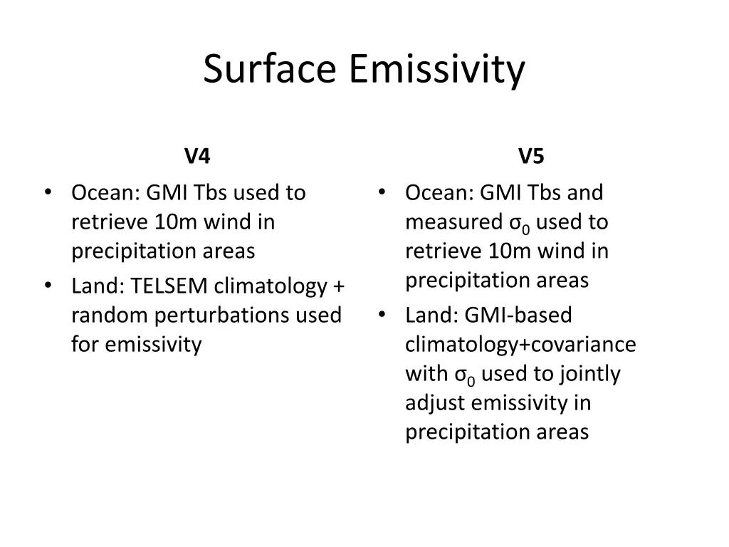 surface emissivity