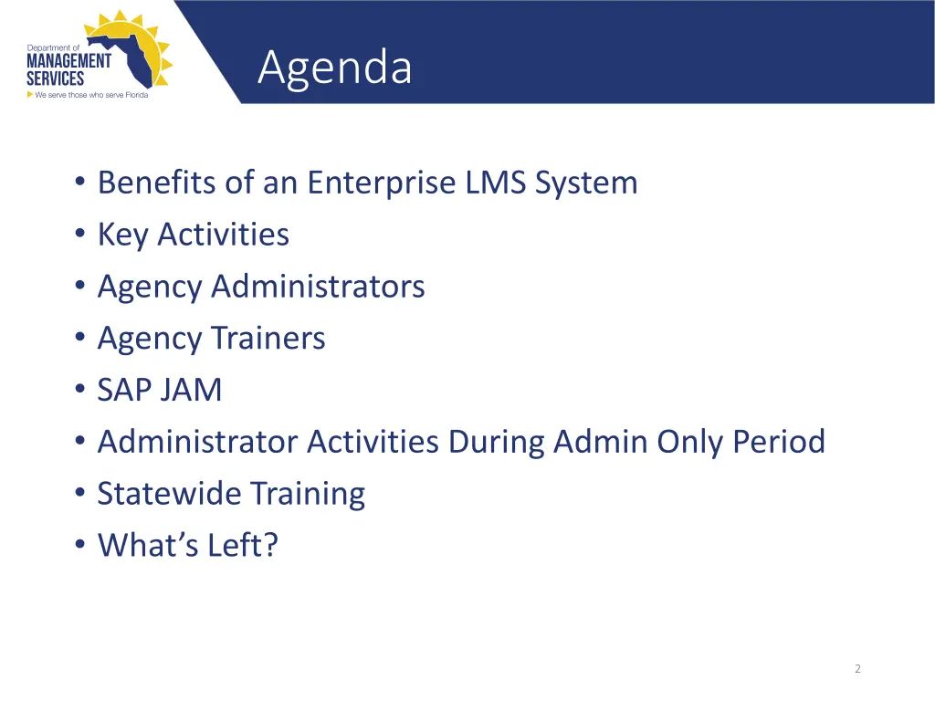 agenda