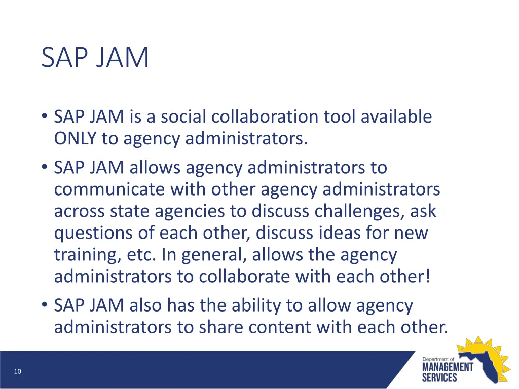 sap jam
