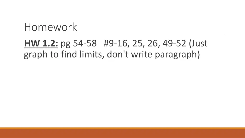 homework hw 1 2 pg 54 58 9 16 25 26 49 52 just