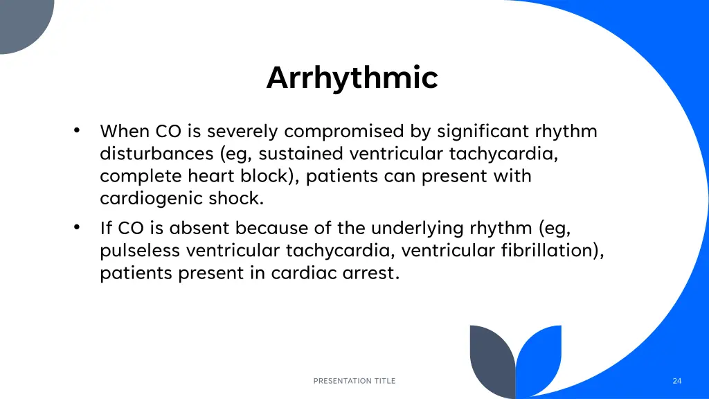 arrhythmic
