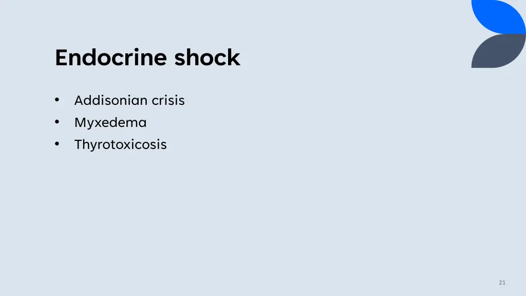 endocrine shock