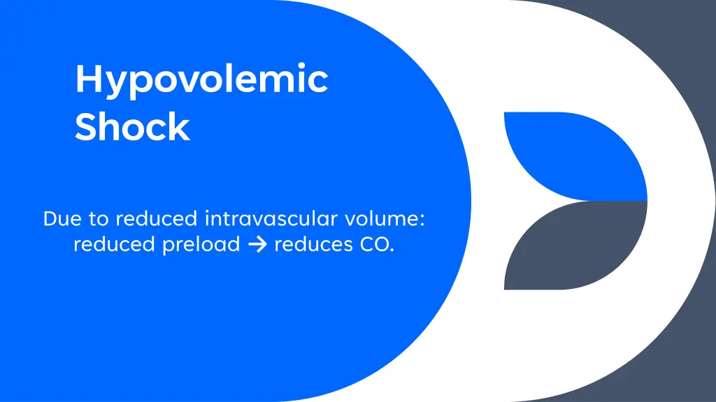 hypovolemic shock