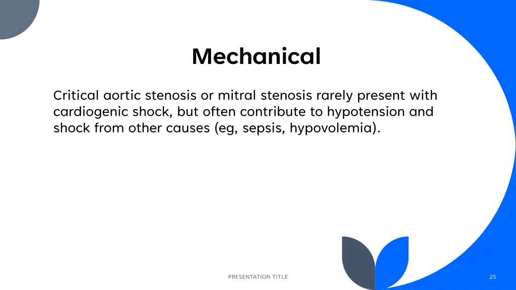 mechanical