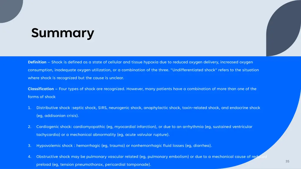 summary