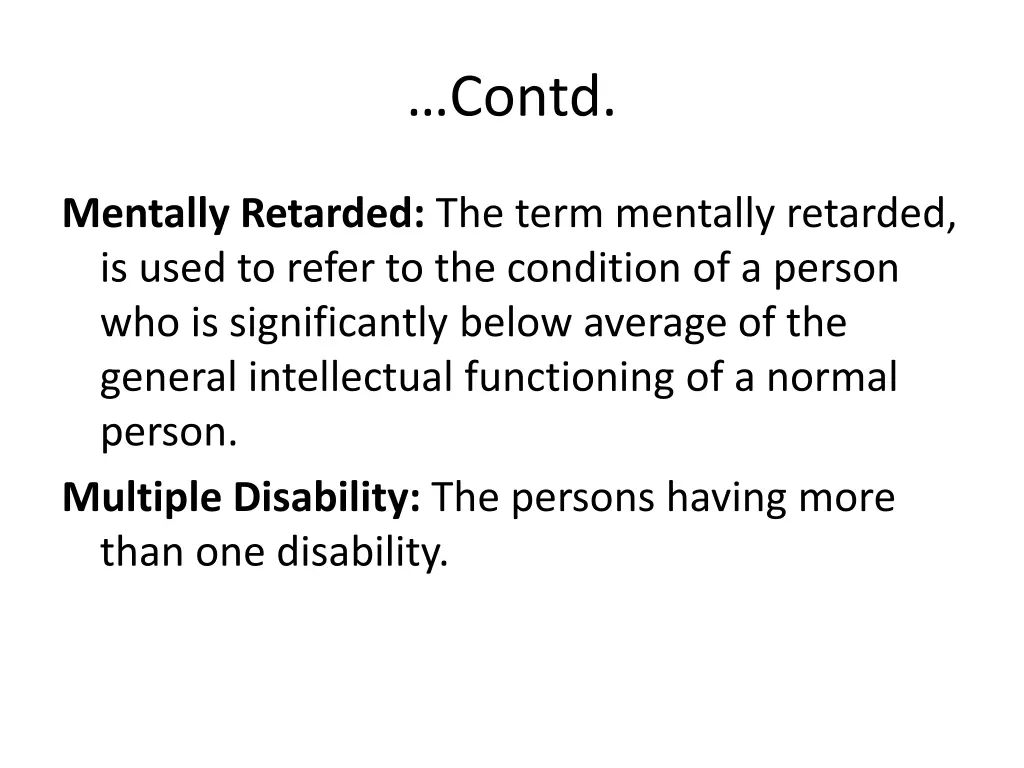 contd