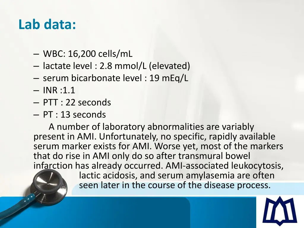 lab data
