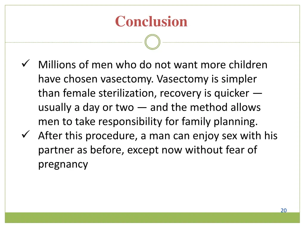 conclusion