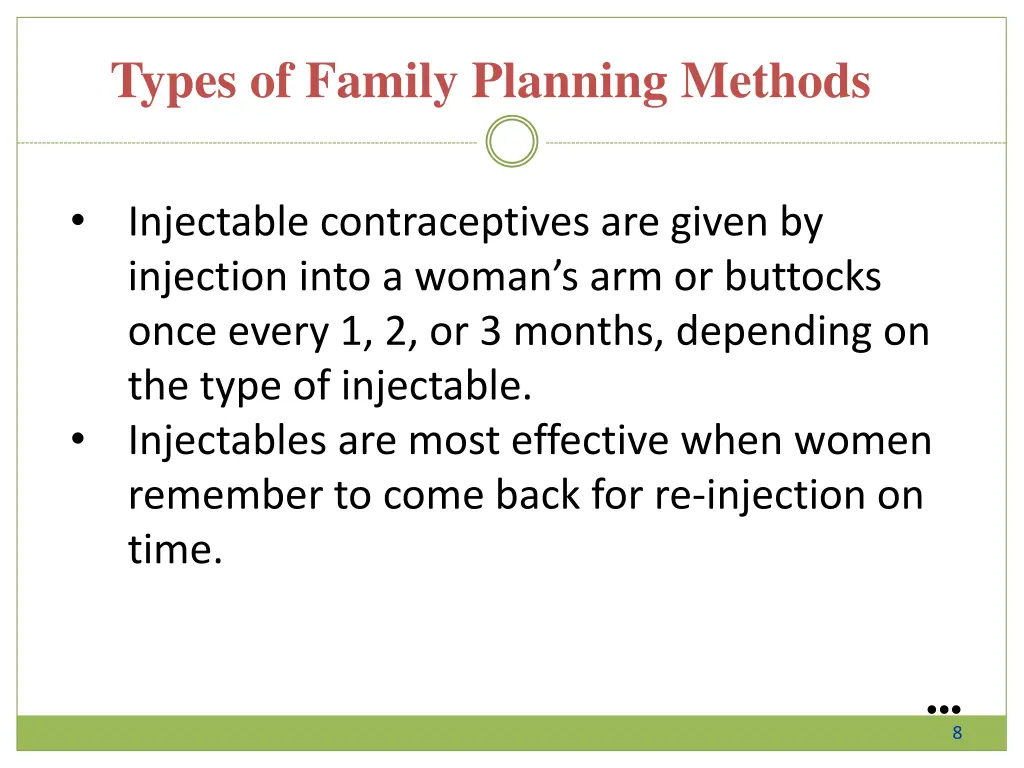 types of family planning methods 2