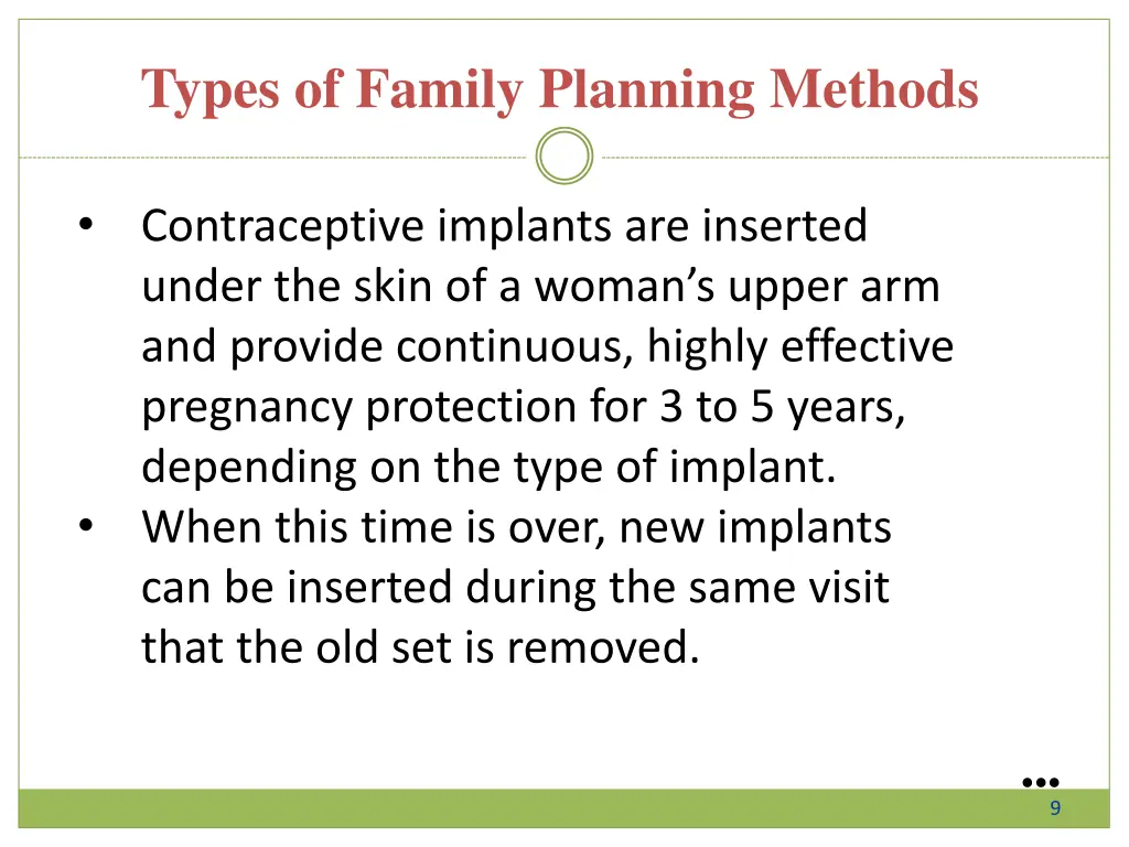 types of family planning methods 3
