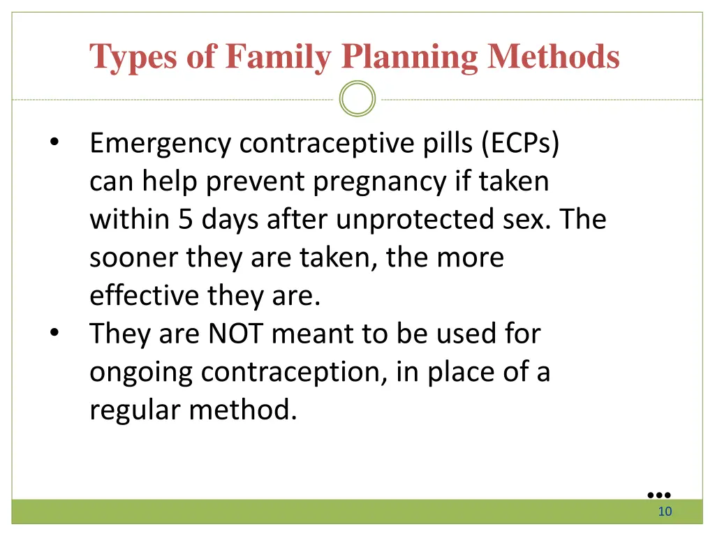 types of family planning methods 4