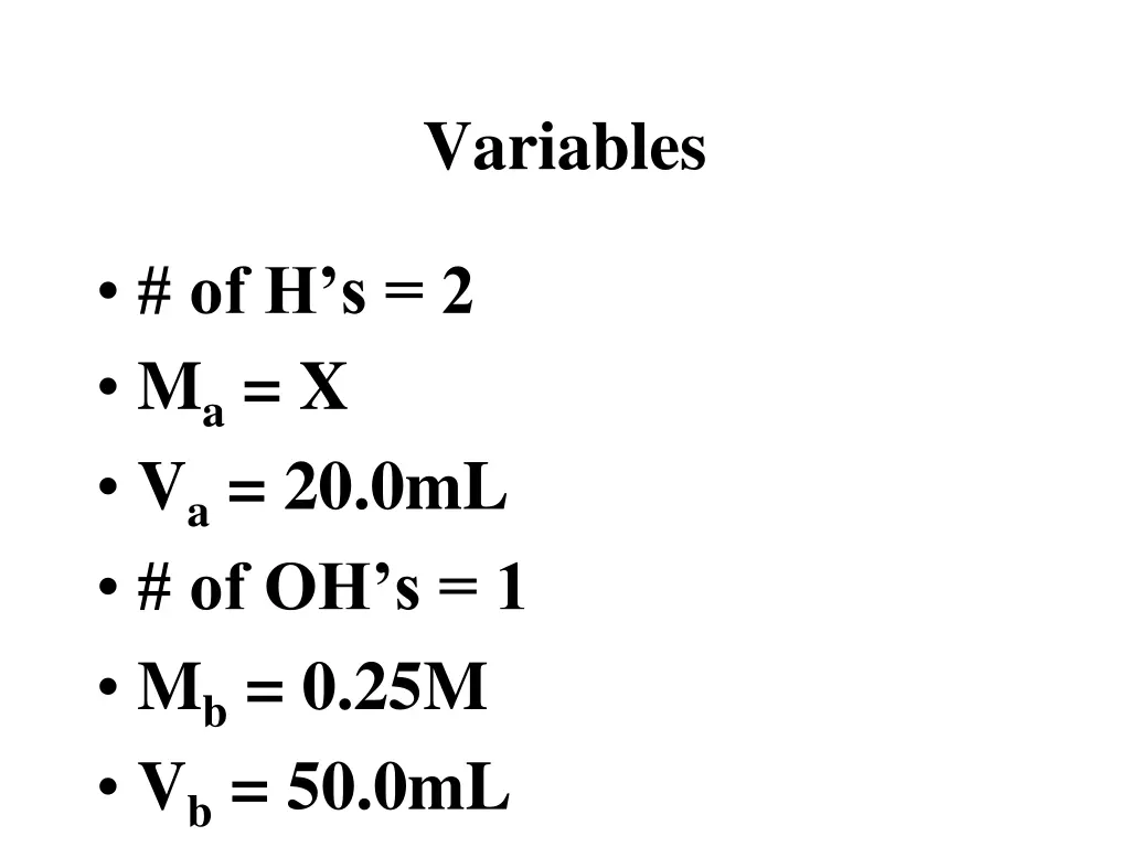 variables 2
