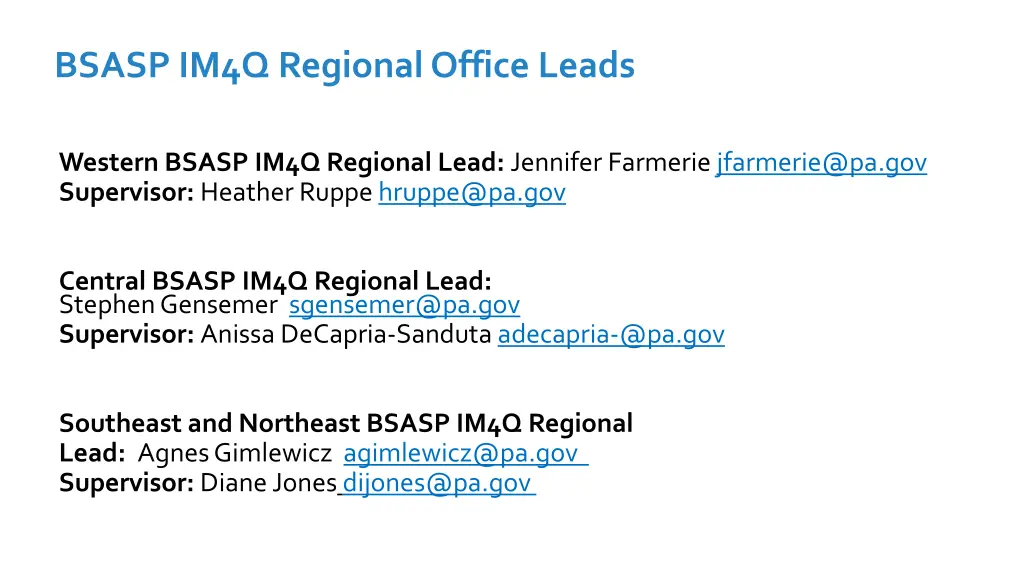 bsasp im4q regional office leads