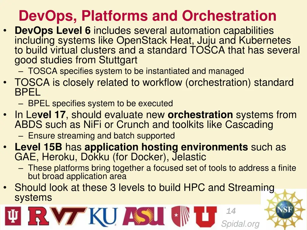 devops platforms and orchestration devops level