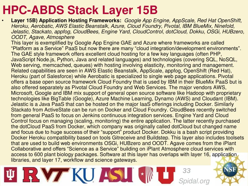 hpc abds stack layer 15b layer 15b application