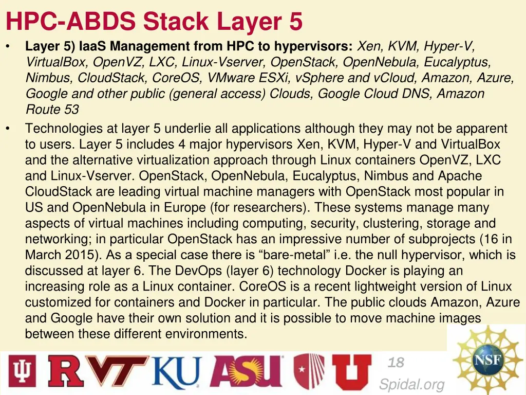 hpc abds stack layer 5 layer 5 iaas management